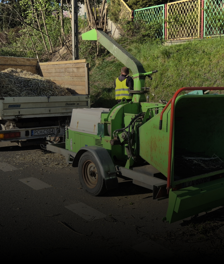 rozdrabnanie gałęzi